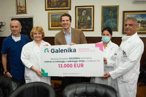 GALENIKA POMAŽE INSTITUTU ZA ONKOLOGIJU I RADIOLOGIJU SRBIJE