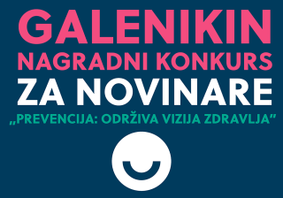 Galenikin konkurs za novinare ,,Prevencija: Održiva vizija zdravlja”