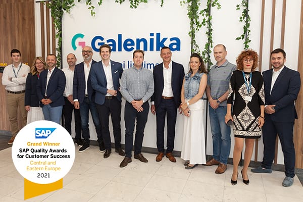 Galenika dobitnik SAP Quality Awards nagrade u kategoriji “Rapid time to value”!