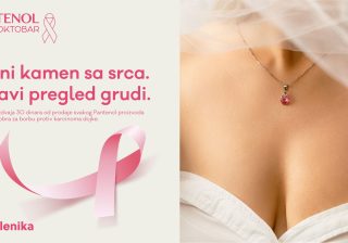 SKINI KAMEN SA SRCA, OBAVI PREGLED GRUDI  – Galenika šestu godinu zaredom uz žene u borbi protiv raka dojke