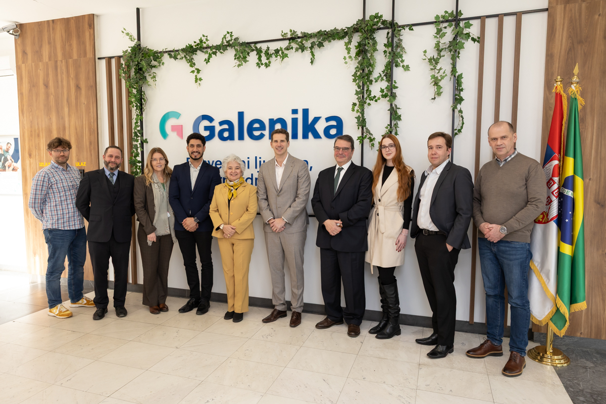 Poseta ambasadorke Brazila kompaniji Galenika