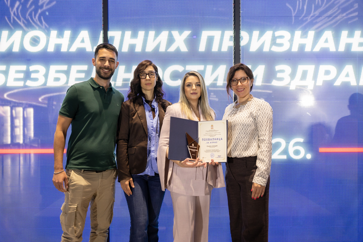 Galenika Recognized for Excellence in Occupational Safety and Health